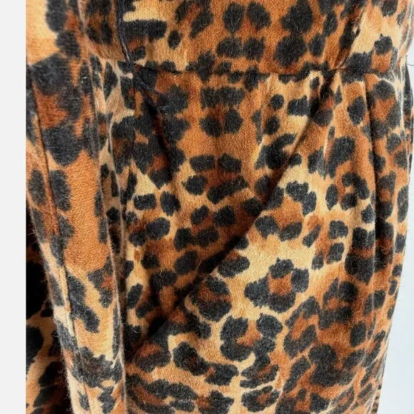 Jackie Bernard for EKLEKTIC Animal Print Wrap Dress MOD WIFE Sz 8 USA - Picture 3 of 7